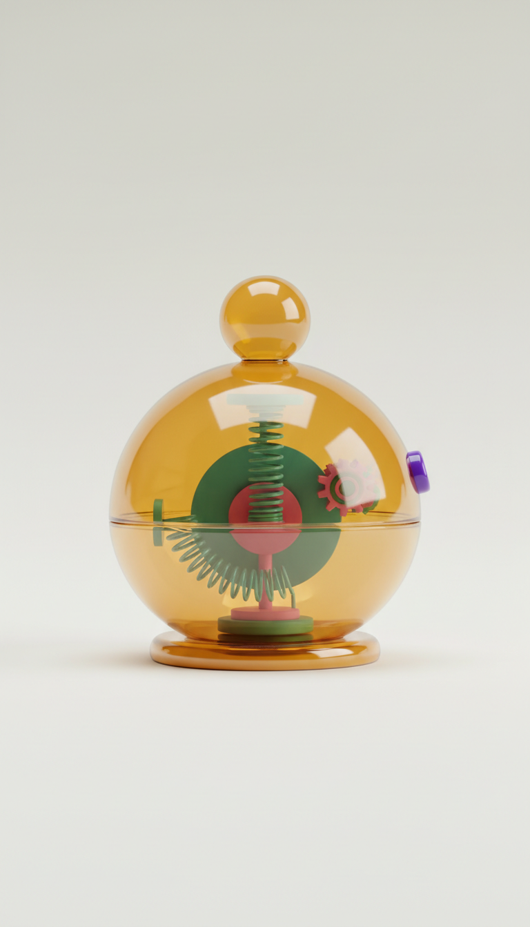 Playful Amber Kitchen Timer