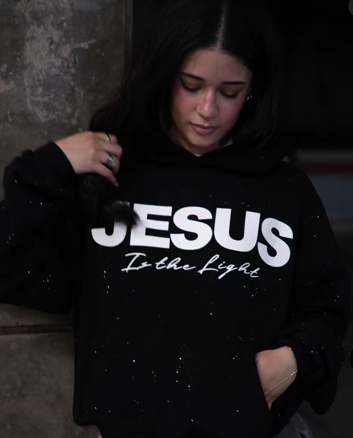 Pullover Round Neck Hooded Sweatshirt