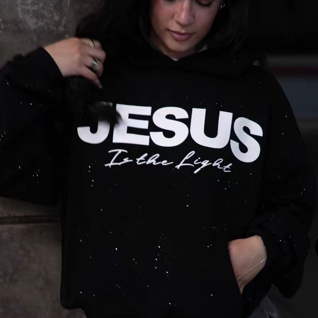Pullover Round Neck Hooded Sweatshirt